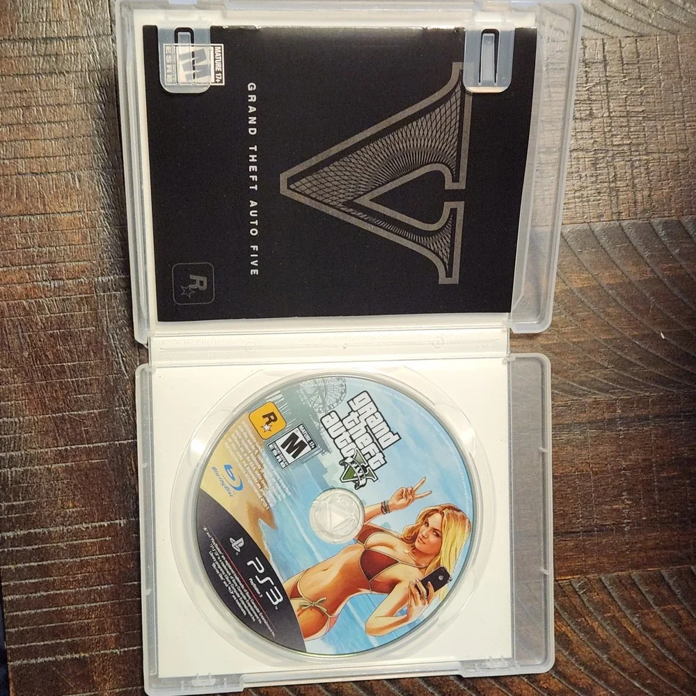 Grand Theft Auto‎ V 5 PS3 Playstation 3 Rockstar Games Video Game
